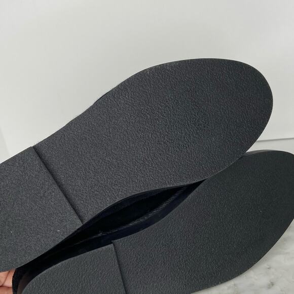 NEW Steve Madden Moccasin Boots Tommy Bootie Black Suede Shearling Lined 5 $110 - Picture 10 of 12